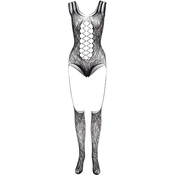 FISHNET Body Stockings Mesh Lingerie Bodysuit Body Soft BDSM Bondage Cosplay NWT - Picture 6 of 7